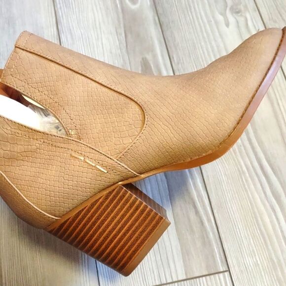 (49-1611)  ZBY Open Ankle Boots Size 5.5 - Picture 5 of 11